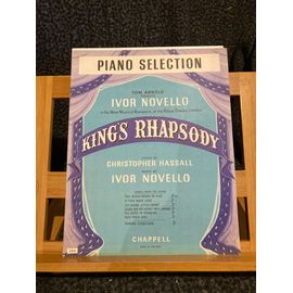 Ivor Novello King's Rhapsody Piano Selection Partition Éditions Chappell 1949