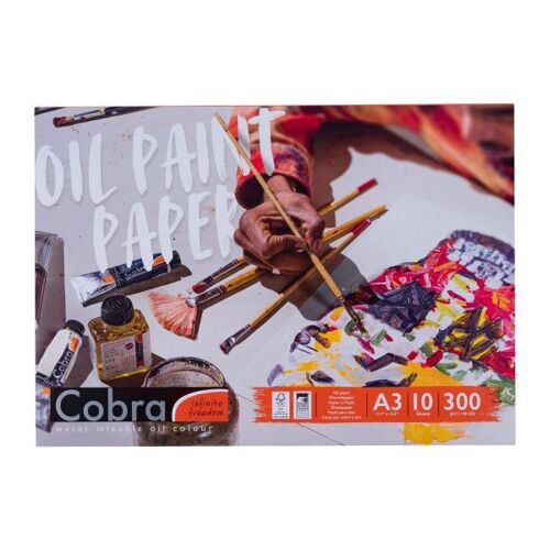 Bloc De Papier - A3 - Peinture À L'huile - 300g - 10 Feuilles - Cobra