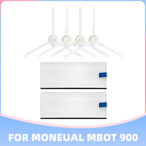 Filtre Hepa Brosse Lat¿¿rale Pour Aspirateur Moneual Mbot 900 Pi¿¿ces De Rechange Accessoire Bonne Performance Haute Qualit¿¿ 9109-May14027