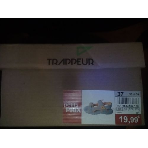 Sandales Trappeur Scratchs 37 Gris