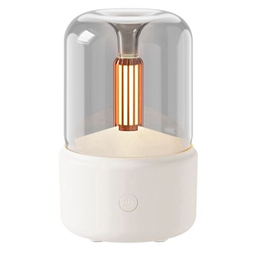 Bougie diffuseur d'arôme, 120ML, humidificateur d'air électrique, flamme d'aromathérapie, USB, veilleuse de décoration de bureau