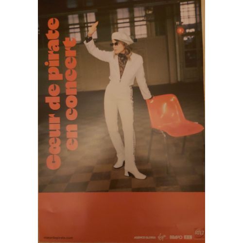 Coeur De Pirate - En Concert 2021 - 68x100cm - Affiche / Poster Envoi En Tube