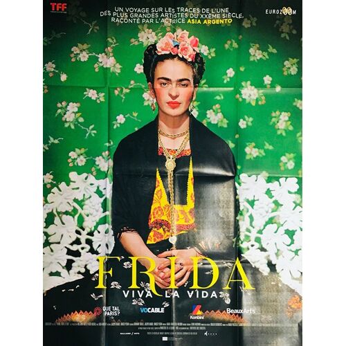 Frida (Viva La Vida) - Véritable Affiche De Cinéma Pliée - Format 120x160 Cm - De Aleksandra Odic Avec Asia Argento - Documentaire - 2021
