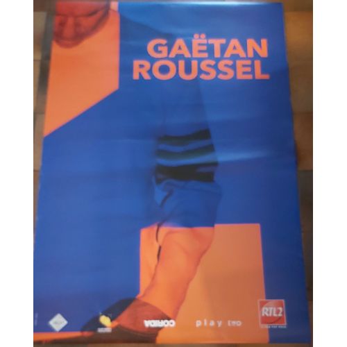 Gaëtan Roussel - Tour 2022 - 80x120cm - Affiche / Poster Envoi En Tube