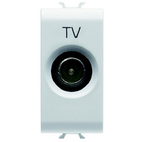 Gewiss-PRISE TV 1M PASS. 5dB CONNEC. M 9.5mm BL