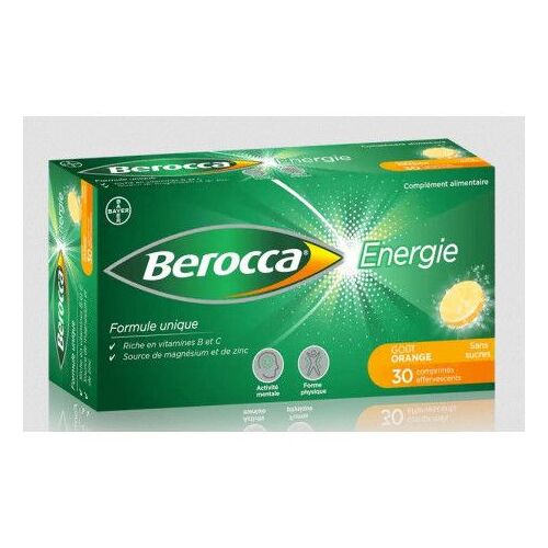 Berocca Énérgie Effervescents Orange 30 Comprimés 