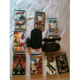 Lot de 7 jeux et une console Sony PSP - FR