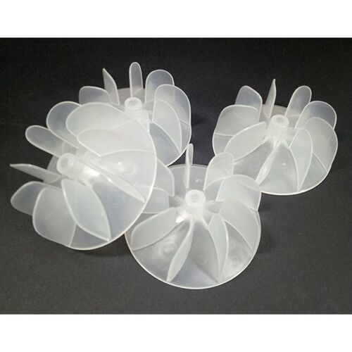 Lames de ventilateur en plastique Transparent, 10 pièces/ensemble, pour sèche-cheveux universel, moteur à courant alternatif haute puissance