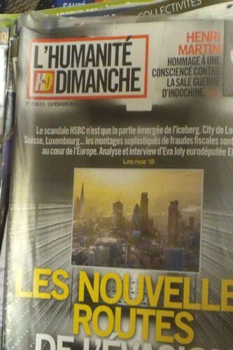L'humanité Dimanche 450 Les Nouvelles Routes De L'évasion Fiscale
