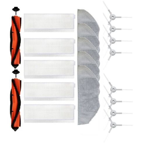 Brosse roulante principale et latérale pour aspirateur Xiaomi Mi Robot, filtre, vadrouille, gril, accessoires, essentiel, G1, 1 ensemble