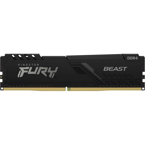 Kingston FURY Beast - DDR4 - kit - 16 Go: 2 x 8 Go - DIMM 288 broches - 3200 MT/s / PC4-25600 - CL16 - 1.35 V - mémoire sans tampon - non ECC - noir