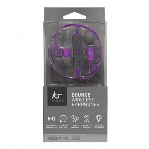 KIT PIETON ECOUTEURS MICRO ? KITSOUND BOUNCE ? BLUETOOTH - VIOLET
