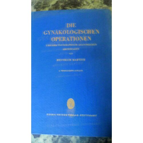 Die Gynäkologischen Operationen