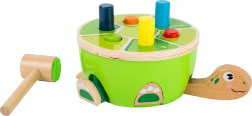 Petit Pied Tortue Marteau En Bois