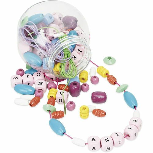 Vilac Perles En Bois Avec Des Lettres