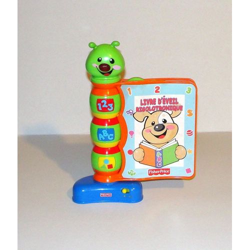 Livre d'éveil rigolotronique comptines chansons enfant musical chiffres et lettres