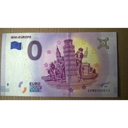 Billet 0 Euro Mini Europe 2018 2 N° 15 Neuf