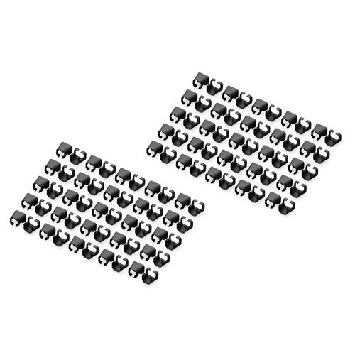 DIGITUS pack de 100 clips de couleur noir pour câble RJ 45