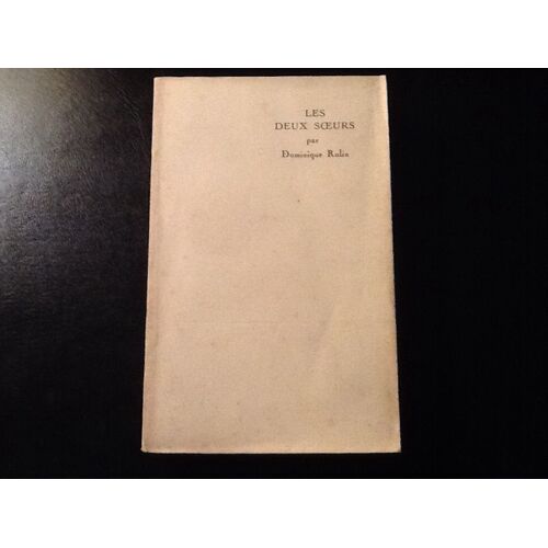 [Edition Originale]  Les Deux Soeurs (Roman)