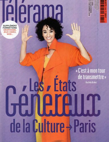Télérama 3489:Rachida Brakni.Kirill Serebrennikov.Alexandre Plank.J-François Laguionie.Leonard Cohen