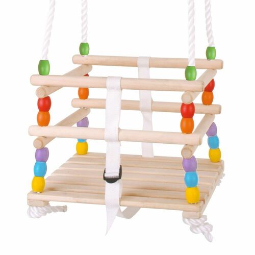 Bigjigs Jouets Balançoire Perlée En Bois
