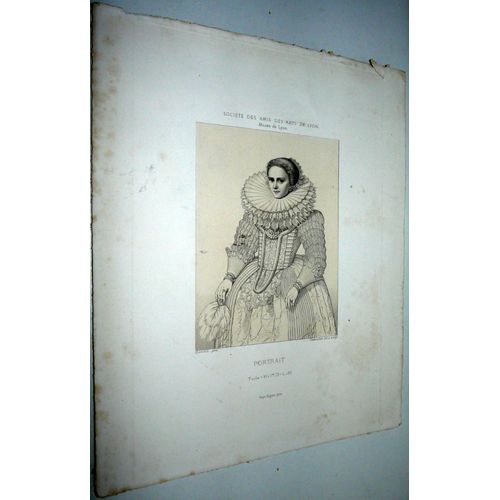 Portrait D'une Femme Avec Une Fraise Autour Du Cou, Amis Des Arts De Lyon