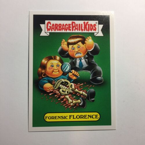 Carte Trading Card Les Crados Garbage Pail Kids De 2016 Numéro 4b Of 6 Forensic Florence
