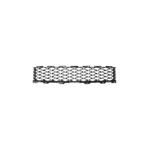 Grille De Calandre Inférieure Pour Fiat 500 Phase 2, Depuis 2015 (Modèle Lounge), Noire, Profil Chromé, Pare Chocs Avant, Neuve