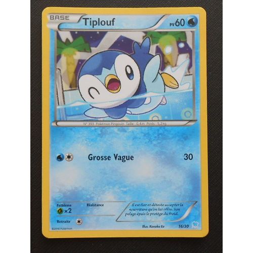 Tiplouf 16/30 - Xy Trainer Kit - Suicune - Vf