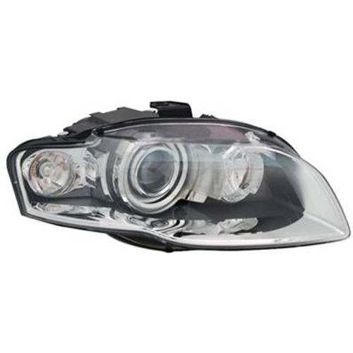 Phare Optique Avant Droit Pour Audi A4 Iii 2006-2007, H7+H7, Feu Clignotant Incolore, Neuf