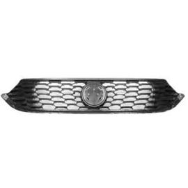 Grille De Calandre Centrale Pour Fiat Tipo Ii Phase 1, 2015-2020, Mod. Easy, Neuve, Noire