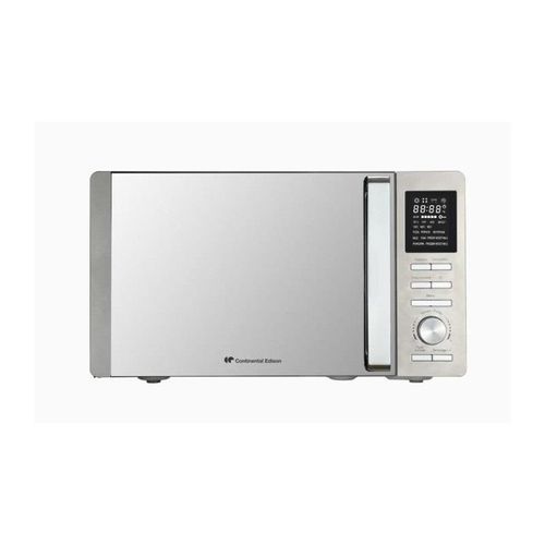 MICRO-ONDES COMBINÉ - CONTINENTAL EDISON - CEMO25SG13S3 - SILVER - 25 L - PORTE MIROIR - 900 W - GRILL 1000 W - CONVECTION 1000
