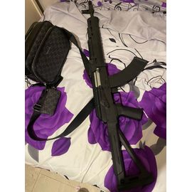 Kalashnikov 1.5 Joule Noire Avec Chargeur Électrique (Pour Charger) Billes Et Décoinceur