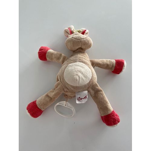 Doudou Peluche Girafe Musicale Bengy Grand Model