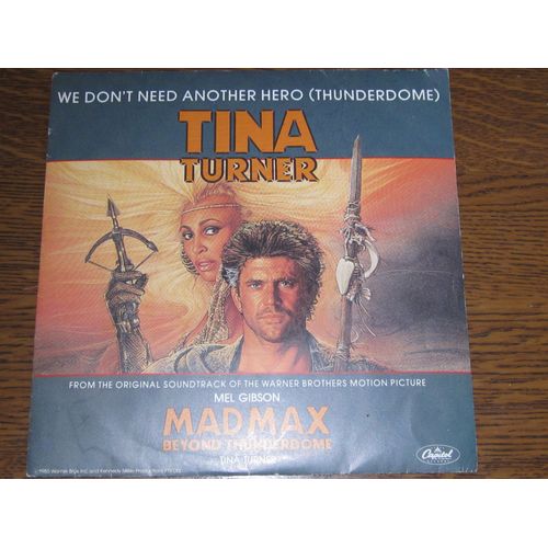 45 T 2 Titres Tina Turner Musique De Mad Max
