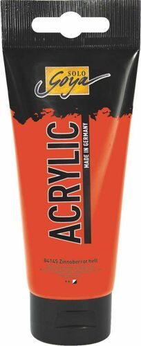 Peinture Acrylique Solo Goya 100 Ml Cinabre Léger, Ck 84145