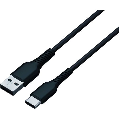 Mythics Câble de charge 3 m type A à C pour manette Xbox Series X|S-Charge rapide-Caoutchouc-Noir