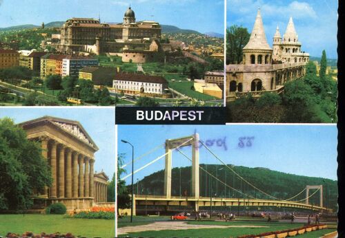 Carte Postale De Budapest  (Hongrie)  4 Vues