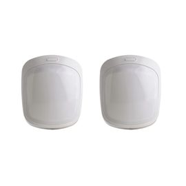 Lot de 2 détecteurs de mouvement bi-lentille