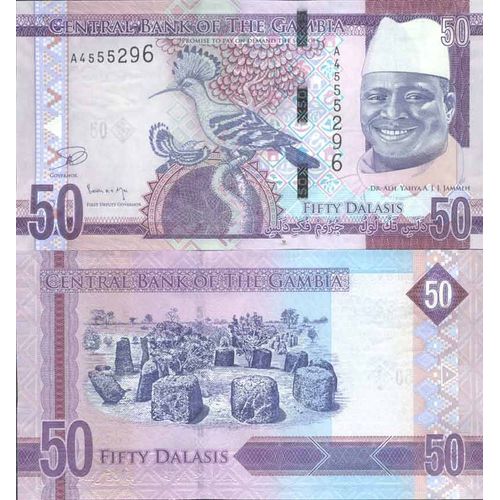 Billet De Banque Collection Gambie - Pk N° 34 - 50 Dalasis