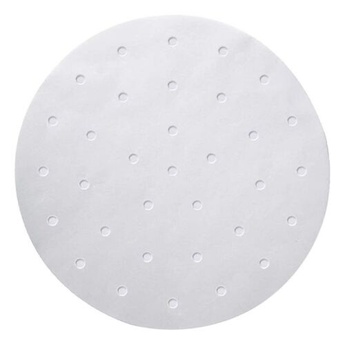 Doublure pour friteuse à air, 100 feuilles de papier parchemin perforé, papier cuit à la vapeur carré en bambou, compatible avec, blanc, meilleure vente