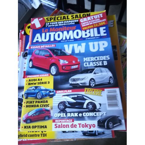 Le Moniteur 1513 De 2011 Honda Civic,Fiat Panda,Bmw 328i,Audi A4,Kia Optima 1.7 Crdi,Mercedes B180 Cdi,Up 1.0 75,Opel Rake,Hyundai Veloster Dct