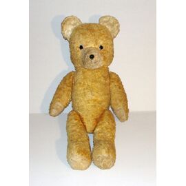 Ours en peluche articulé marron clair HO2156 Histoire d'ours, Vintage destockage soldes
