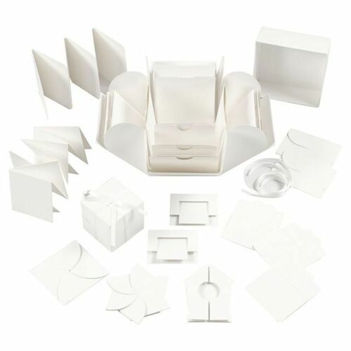 Explosion Boîte Blanc, Sacs Et Boîtes, Outils Aides, Papier Scrapbooking