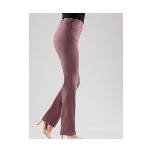 Pantalon Costume Coupe Confort Ceinture Élastique Invisible - - Bois De Rose