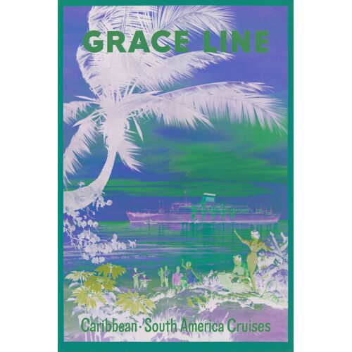 Affiche Grace Line Caraibes
