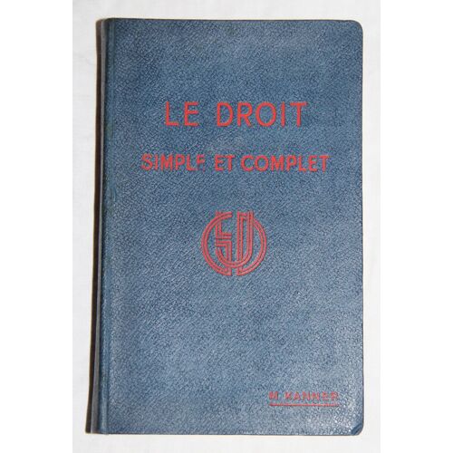 Le Droit Simple Et Complet