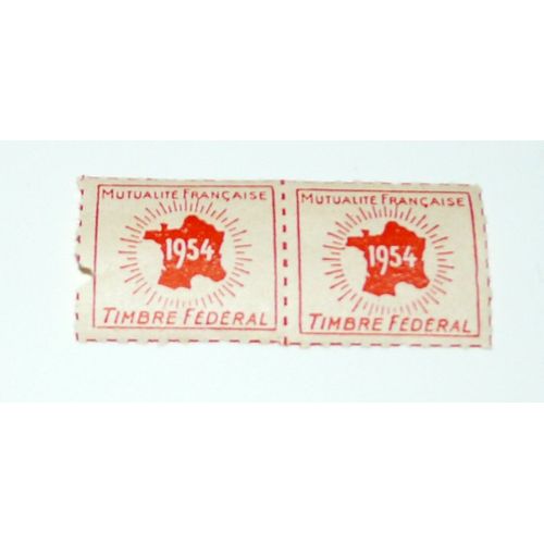 Mutualité Française, Timbre Fédéral 1954