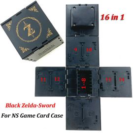 Étui Pour Carte Mémoire Nintendo Switch, Porte-Carte De Jeu Vidéo Avec 16 Emplacements Pour Cartes De Jeu (Noir)