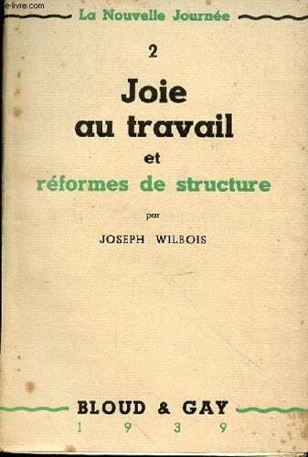 La Nouvelle Journee 2 - Joie Au Travail Et Reformes De Structure
